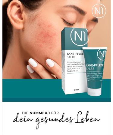 Pharmedix N1 Acne care ointment 30 ml tinted pimple cream antibacterial refines the skin image also for sensitive skin acne cream face and acne - Buy Online on GoSupps.com
