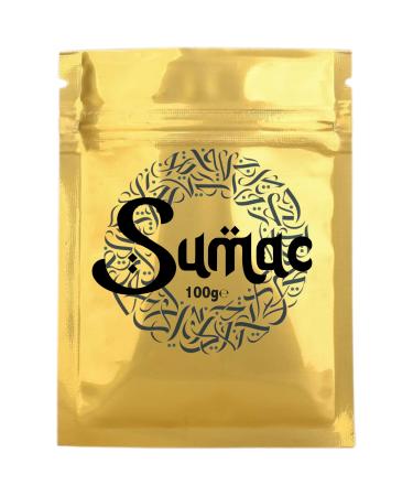 Sumac 100g Authentic Sumac Powder from the Middle East - Premium Quality Spice for Cooking - Re sealable - Fattoush - Musakhan