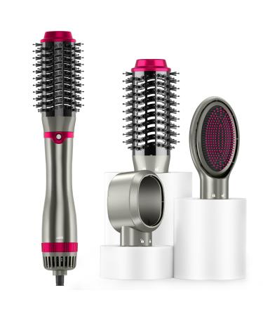 Hair Dryer Brush Blow Dry Hair Brush 3 in 1 Furryfinds 1200W Hot Brush for Hair Styling Lightweight Hot Air Brush-Negative Ionic Air Styler for Drying Curling Straightening Detachable Design - Buy Online on GoSupps.com