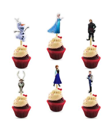 Seyal Frozn Cupcake Topper