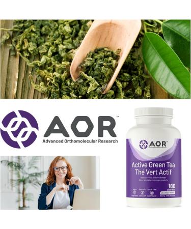 AOR - Active Green Tea 180 Capsules - Helps to Reduce Oxidative Damage - Green Tea Catechins Help Protect Plasma and Lipoproteins from Oxidative Damage by Increasing Blood Antioxidant Capacity - Buy Online on GoSupps.com