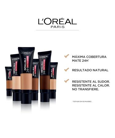 L'Or al Paris Infaillible 24H Matte Cover Foundation 35 ml - Long-lasting Flawless Finish International Shipping - Buy Online on GoSupps.com