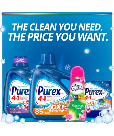 Buy Purex Plus Oxi Fresh Detergent - Morning Burst 128 Fl Oz | Effective Stain Removers for All Laundry Needs - International Shipping Available - Buy Online on GoSupps.com