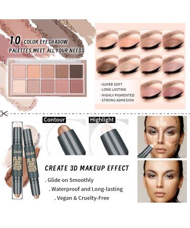 Premium Makeup Kit for Girls & Women | All-in-One Makeup Set with Eyeshadow Foundation Brush Bag & More | Perfect Gift for Teens - Buy Online on GoSupps.com