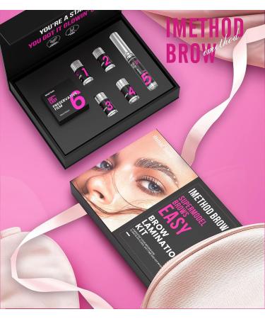 iMethod Eyebrow Lamination Kit - DIY Brow Perm for Long-Lasting Salon Results - Easy and Cruelty-Free - Buy Online on GoSupps.com