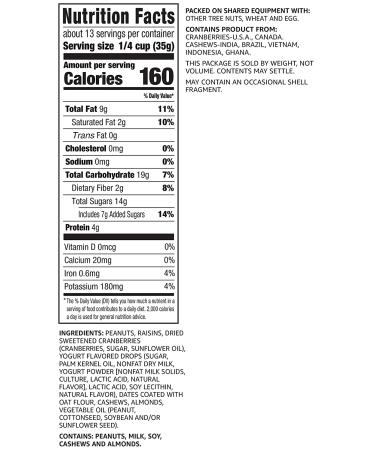 Happy Belly Yogurt Trail Mix - 16 oz (1 lb) - Amazon Brand - Buy Online on GoSupps.com