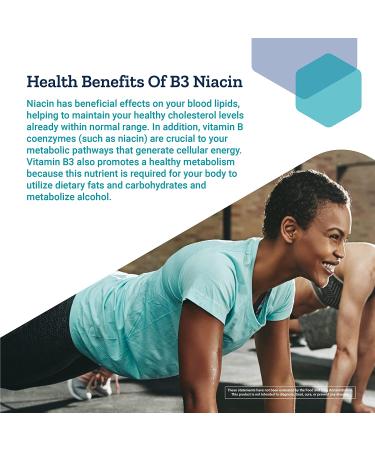 Life Extension No Flush Niacin 640mg - Flush Free Vitamin B Supplement with Inositol for Metabolism and Cholesterol - Non-GMO, Gluten-Free - 100 Capsules - Buy Online on GoSupps.com