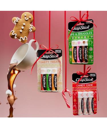 ChapStick Lip Balm Holiday Variety Packs (6 Sticks) Sips & Snuggles + Toasty Treats Flavored Lip Moisturizers Stocking Stuffers Gifts 0.15 Oz Ea - Buy Online on GoSupps.com