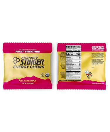 Honey Stinger Organic Energy Chews Variety Pack - 4 Count - Gummy Energy Source - Cherry Blossom, Pink Lemonade, Pomegranate Passionfruit, Fruit Smoothie - Buy Online on GoSupps.com
