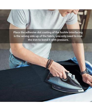 Fusible Interfacing 39 x 2.2 Yards - Black Medium Weight Interfacing for Sewing and Needlepoint Projects - Buy Online on GoSupps.com