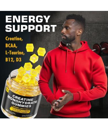 EnvyCure 2 Pack Creatine Monohydrate Gummies + 2 Pack L-Lysine 1000mg Gummies - Buy Online on GoSupps.com