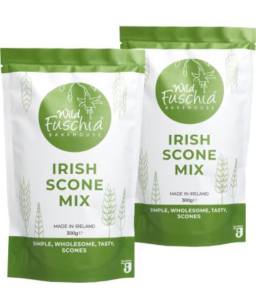 Wild Fuschia Bakehouse Irish Scone Mix - Easy-To-Make Fluffy and Crispy Scones Fresh From the Oven - Sweet or Savoury and Perfect For Tea Time - Scone Mixture Makes 6-8 Scones