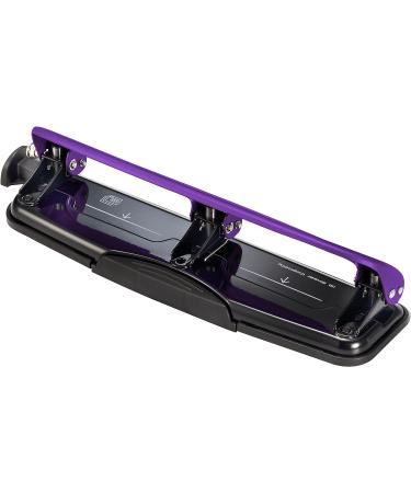 Bostitch Office EZ Squeeze 3-Hole Punch - Purple (2105) | 12 Sheets Capacity - Buy Online on GoSupps.com