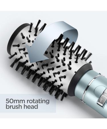 BaByliss Hydro-Fusion Air Styler: 700W 50mm Rotating Hair Dryer Brush for Ionic Smooth Blow Dry - Buy Online on GoSupps.com