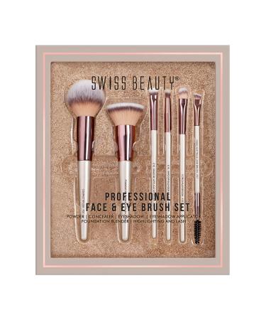 Professional Face & Eye Brush Set