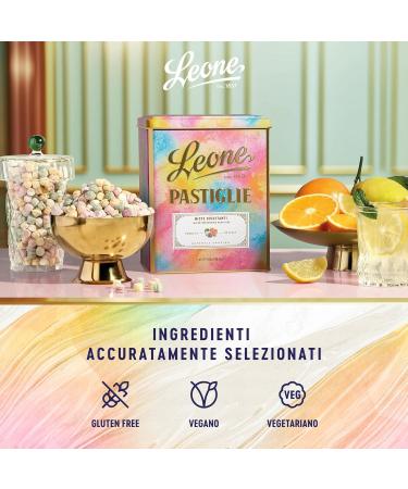 Leone depuis 1857 - Bo te en m tal Pastilles Leone Assorties Rafra chissantes - V gans et Sans Gluten - 800g - Buy Online on GoSupps.com