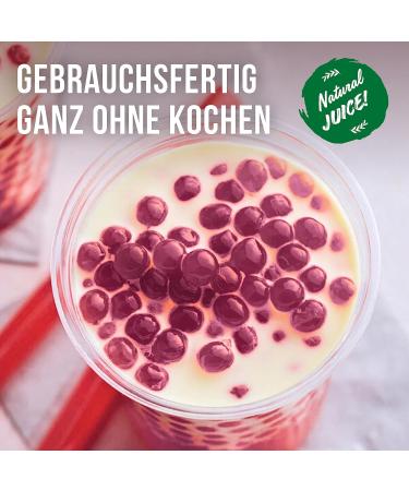 Buy Inspire Food Cherry Bubble Tea Pearls - 100% Vegan Gluten-Free Popping Boba (450g) for Delicious Drinks - Buy Online on GoSupps.com