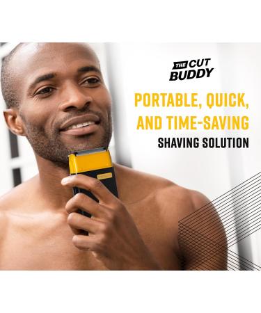 Shave Buddy Mini Compact Foil Electric Shaver - Lightweight Water Resistant Long-Hair Trimmer for Face & Head - Perfect Travel Companion - Buy Online on GoSupps.com