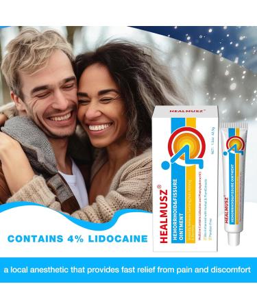 Buy Hemorrhoid Cream with 4% Lidocaine & 0.25% Phenylephrine | Fast Relief for Pain Swelling & Itching - 1.5 oz & 3 oz Ointment - Buy Online on GoSupps.com