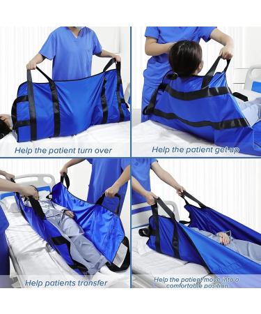 48" X 40" Multipurpose Positioning Bed Pad Waterproof Reusable Transfer Sheet for Lifting Turning Moving and Repositioning for Patients Double Sided Nylon Fabric - Buy Online on GoSupps.com