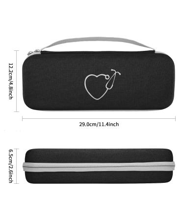 Stethoscope Case for 3M Littmann Classic III & Lightweight II S.E | Hard Carrying Case with Mesh Pocket - Extra Room for Nurse Accessories | Durable & Lightweight - Buy Online on GoSupps.com