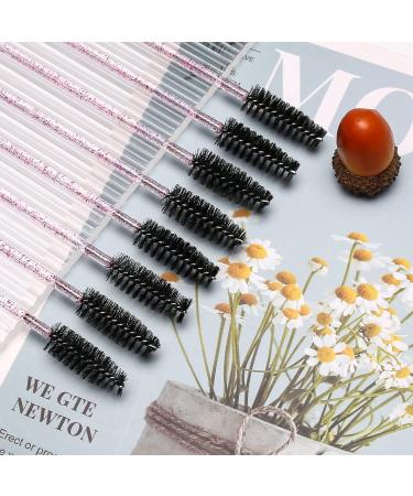 100 Pack Disposable Eyelash Mascara Brushes - Colorful-Rose | Akstore Makeup Kits - Buy Online on GoSupps.com
