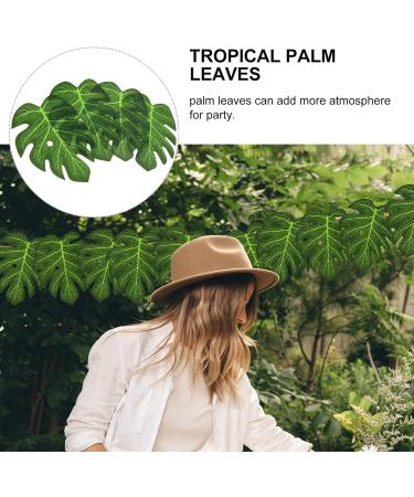 ULTECHNOVO 60pcs Monstera Greenery Wedding Decor Mini Palm Tree Cupcake Toppers - Buy Online on GoSupps.com