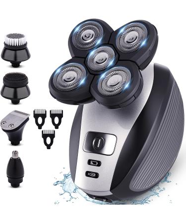 Bald Head Electric Shavers for Men - Cordless, Rechargeable, Waterproof Grooming Kit - Buy Online on GoSupps.com