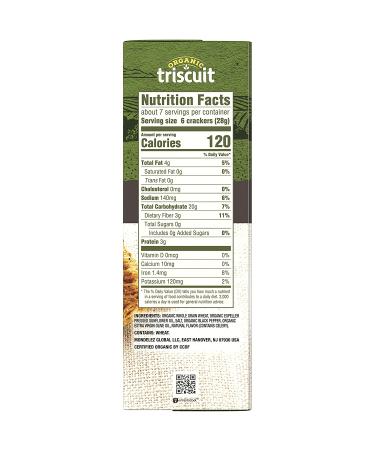 Triscuit Organic Original Crackers - Non-GMO - 7 Ounce (Pack of 6) - Buy Online on GoSupps.com