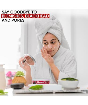 Rose Herbal Facial Scrub - All Natural Exfoliating Rose Scrub for Men & Women | 5.30 oz | Nourishing & Cleansing Body Wash - Buy Online on GoSupps.com