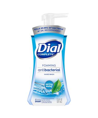 Dial Complete Antibacterial Foaming Hand Soap Spring Water 7.5 Fl Oz (Pack of 1)