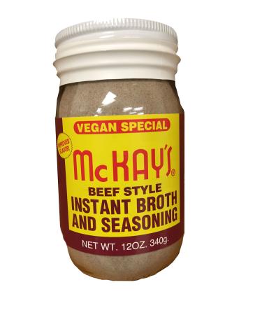 McKay's Beef Style Instant Broth & Seasoning Vegan Special 12 oz. 12 Ounce (Pack of 1)