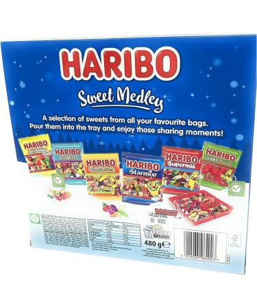 Sharing Sweets Gift Box | Sweets Gift Hamper | Sweet Selection Box | Pick and Mix Sweets Christmas Eve Box Treats | Stockings Fillers | Christmas Gifts for Him | 480g - Buy Online on GoSupps.com