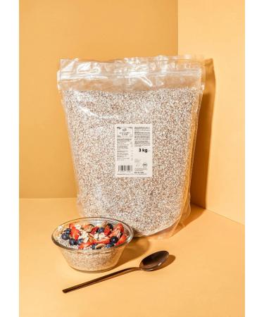 KoRo Organic Buckwheat Flakes 3kg - 100% Additive-Free Controlled Organic Quality - International Shipping Available - Buy Online on GoSupps.com