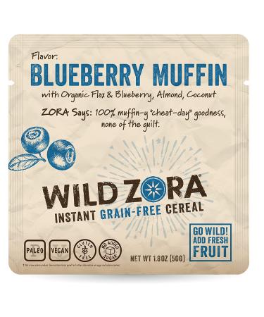 Wild Zora Instant Grain Free Hot Cereal - Variety Pack - Oatmeal Substitute  Vegan Breakfast  No Sugar Added  Gluten Free - Individual Packets (5-Pack) - Buy Online on GoSupps.com