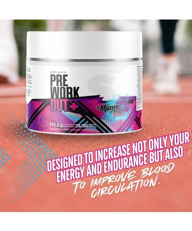 Shop Sante Pre Workout Plus Preworkout Energy Powder 150mg Caffeine Citrulline Beta Alanine Sports Drink Supplement for Men and Women 50 servings - Miami Vice Miami Vice - Fruit Punch - Buy Online on GoSupps.com