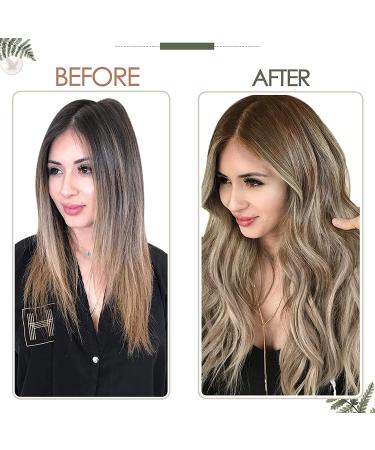 Real Hair Balayage Extensions - 50cm Brown Blonde Ombre | Runatur Treats - Buy Online on GoSupps.com