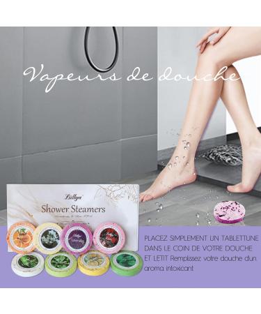 Lot de 8 de Bain Vapeur Pour la Douche - Bombes de Douche Douche Vapeur Aromath rapie Revigorant et Relaxant Pour Maman et Femme Douche Comprim s Maison SPA Huiles Essentielles Naturelles 8 Parfums - Buy Online on GoSupps.com