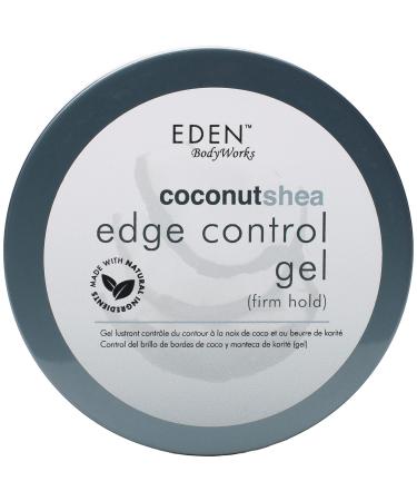 EDEN BodyWorks Coconut Shea Control Edge Glaze | 6 oz | Firm Hold No Build Up Moisturize Add Shine - Packaging May Vary