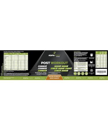 Post Workout Shake 1500g - Iced Tea Peach | Whey Protein EAA Creatine L-Glutamine | Made in Germany - Best Post Workout Drink - Buy Online on GoSupps.com