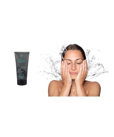 Nature's Beauty Activated Charcoal Facial Scrub - Made in USA - Detoxifying Exfoliator with Citrus Scent - 6 fl oz - Buy Online on GoSupps.com