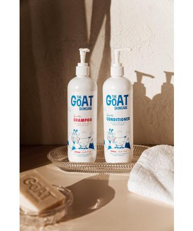 The Goat Skincare Pure Goat's Milk Shampoo 500ml - Paraben Free, Soothes Dry, Itchy, Sensitive Scalp - Buy Online on GoSupps.com