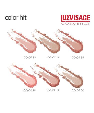 Luxvisage Long-Lasting 6 Colors Blusher in Warm Pink - Sculpt and Highlight Cheeks - Buy Online on GoSupps.com