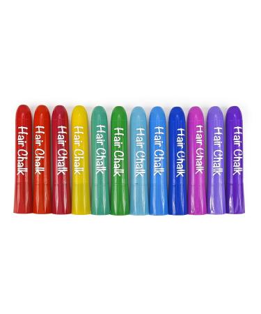 Buy The Pencil Grip Hair Stix TPG-683 Hair Chalk - 12 Vibrant Colors in 1 Pack for Creative Hair Styling | Fast International Shipping - Buy Online on GoSupps.com
