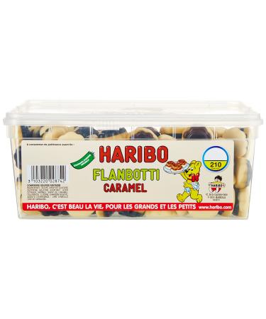 Haribo Flanbotti Caramel Jelly Candy x 210 Pieces 1.2 kg