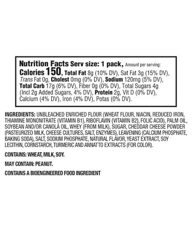 Ritz Bits Cheese Cracker 1 oz (Pack of 12) - Delicious Cheese Snack for On-the-Go - Buy Online on GoSupps.com