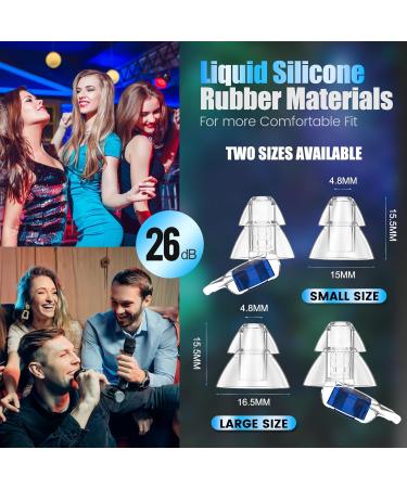 High Fidelity Concert Ear Plugs - Noise Reduction for Music Festivals Musicians & Travel | 20 dB Hearing Protection - Buy Online on GoSupps.com