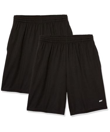 Amazon Essentials Men's Performance Tech Loose-Fit Shorts (Available in Big & Tall), Multipacks X-Large Black