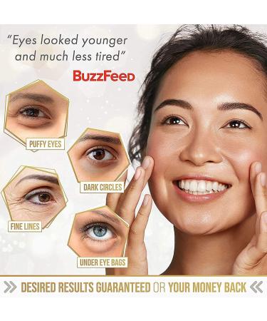 Dermora 24K Gold Eye Mask - Treat Puffy Eyes and Dark Circles, Look Refreshed with 20 Pairs - Buy Online on GoSupps.com