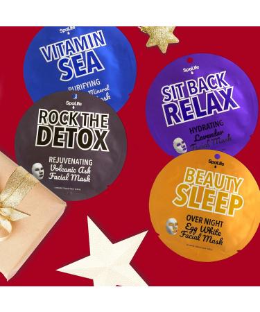 Buy SpaLife Beauty Sleep Overnight Egg White Facial Mask | 10 Count | International Shipping Available - Buy Online on GoSupps.com